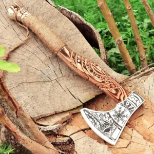 Custom Gift Hand Forged Carbon Steel VIKING AXE, Ragnar Axe, Wedding Gift,Axes, Best Birthday, Anniversary, Christmas Gift For Him