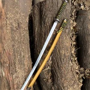 Custom Handmade Multiple Colors Wooden Katana Stand: Samurai Sword Display