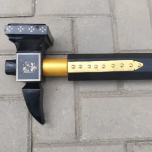 Handmade Viking hammer replica, Mjolnir pendant, Norse hammer decor.