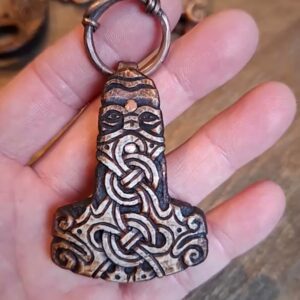 The Beautiful Handmade Viking Wooden Necklace